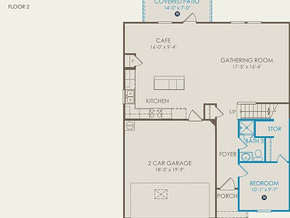 Sandalwood Floor Plan, Quick Move-In Home, Floor 1