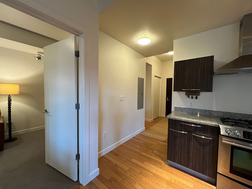 front entry hall to main area, bedroom & bathroom entries