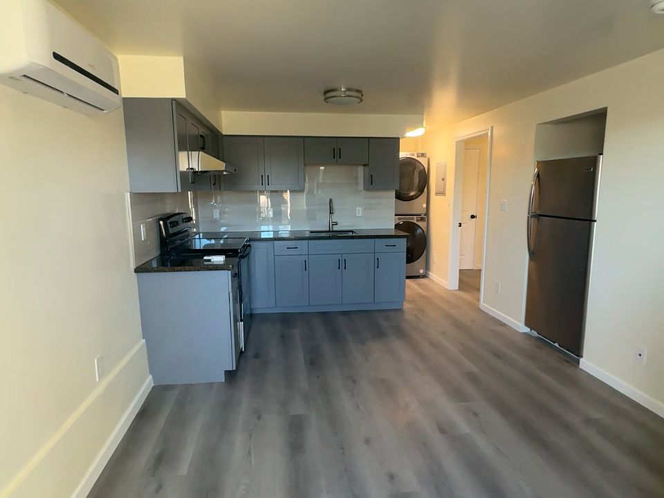 Kitchen area + Living Space + Electric Stove