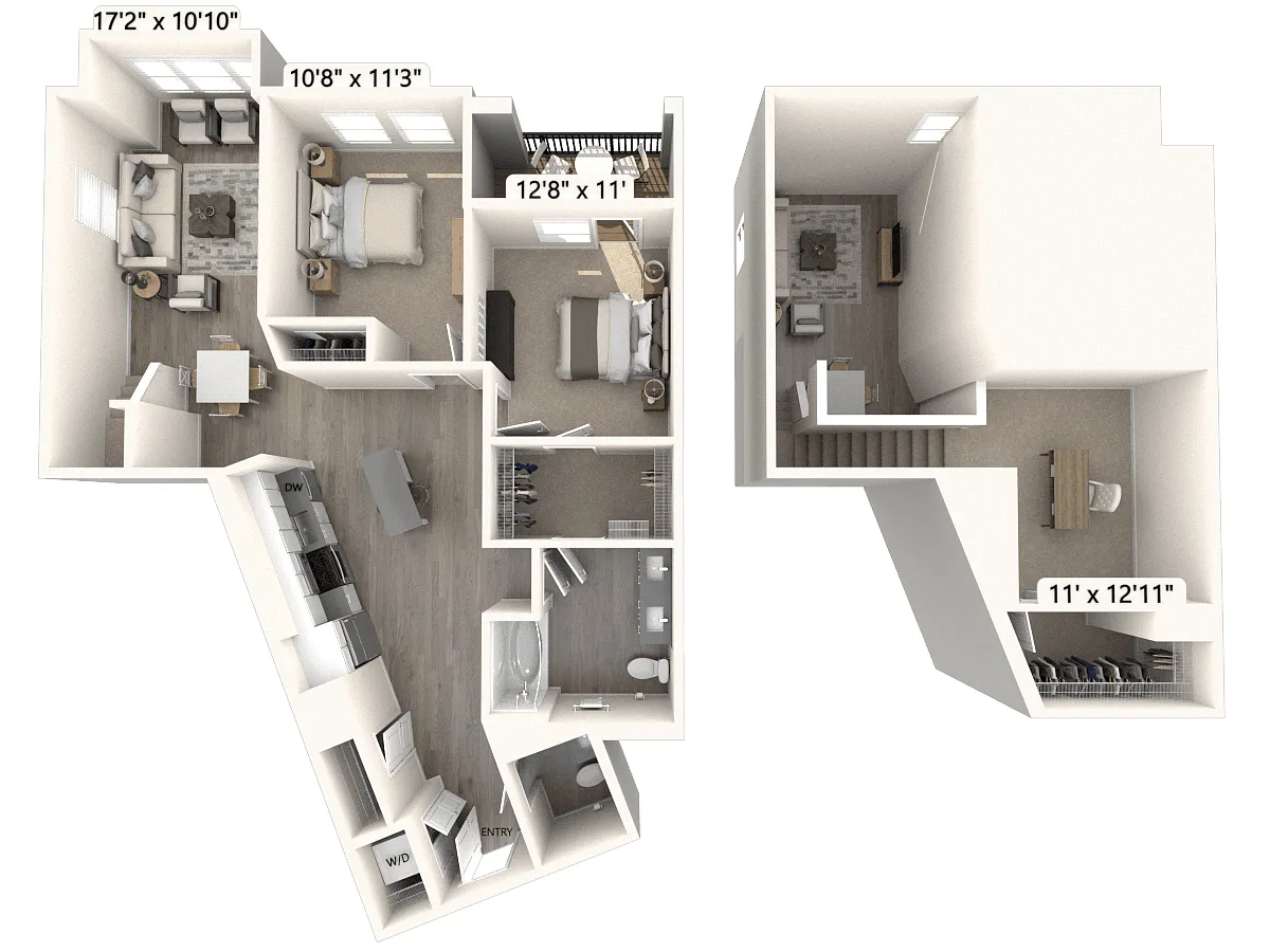 Floor plan B8LU