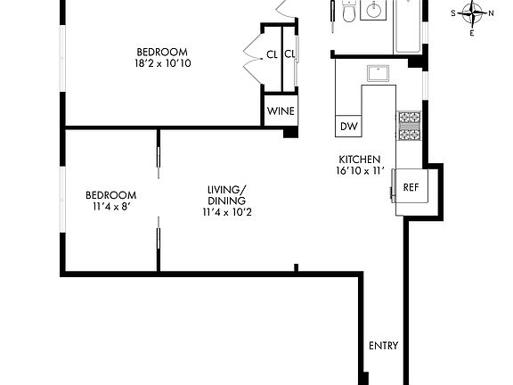 2nd image of 305 W 18th St APT 4D