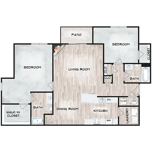 Floor plan Cottonwood