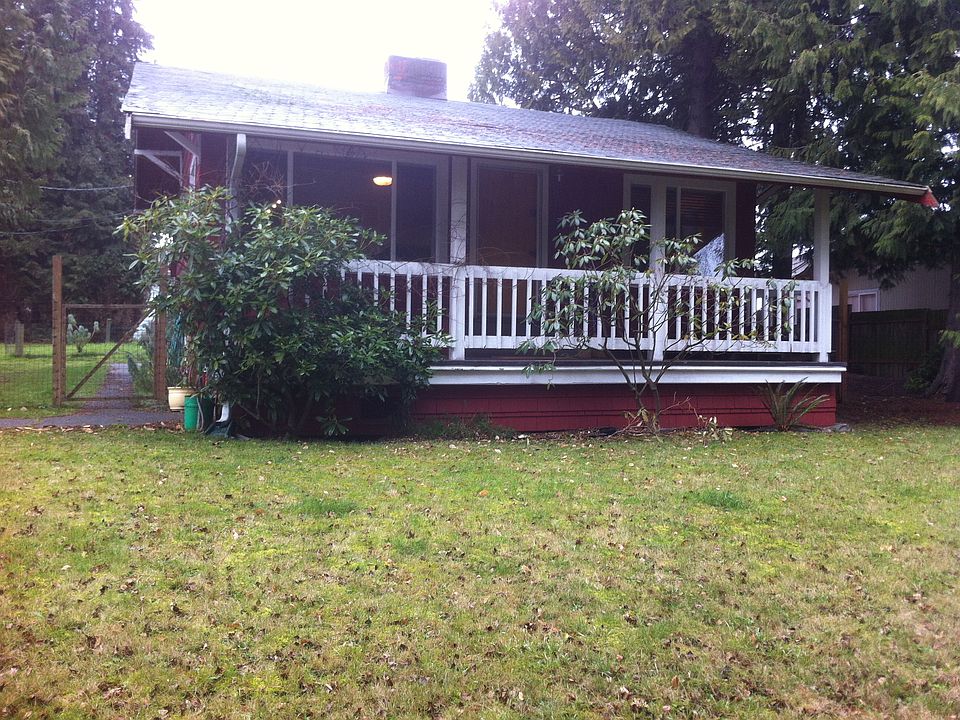 Front with large porch