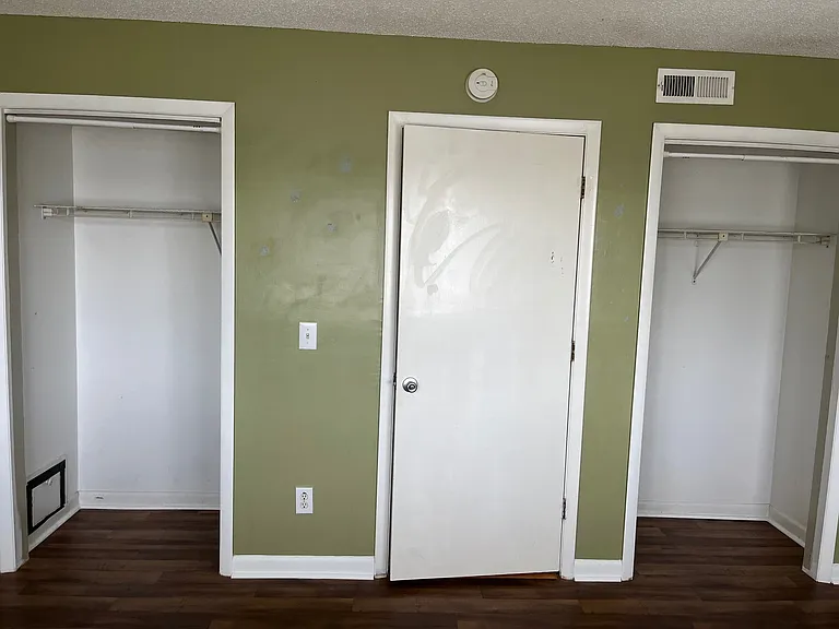 bedroom two closets