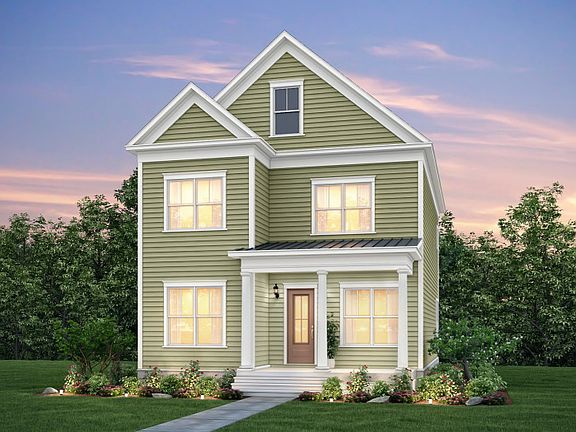 Randall Exterior 1 features Hardi Board Siding and Covered Front Porch