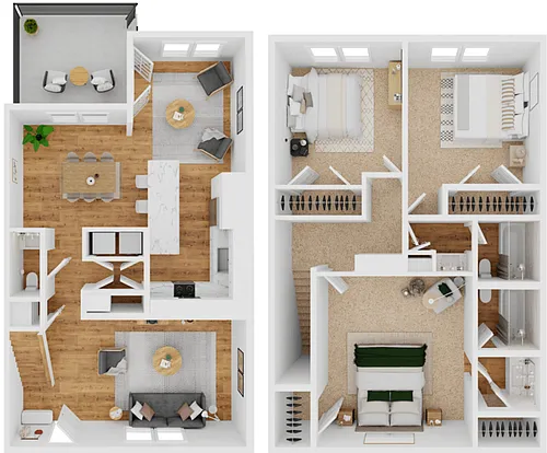 Floor plan C1 With Den