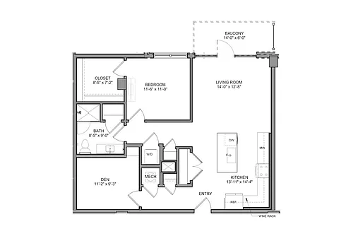 Floor plan D2
