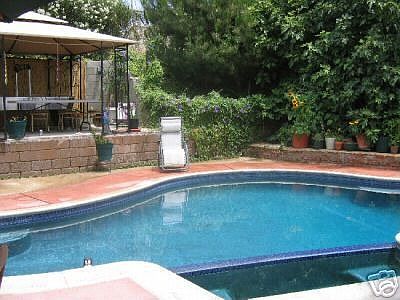 pool and dining gazebo