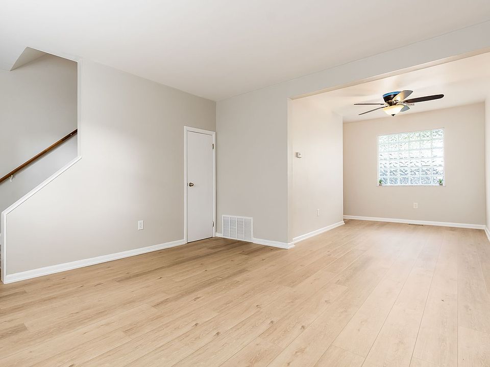 Large first floor with Living and Dining areas