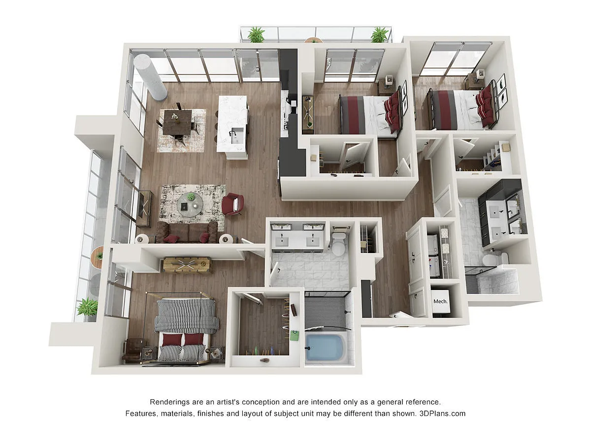 Floor plan C2.T