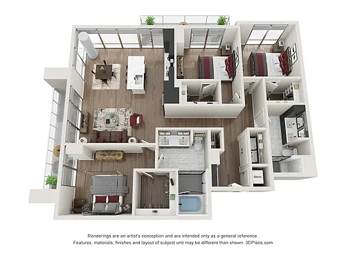 Floor plan C2.T