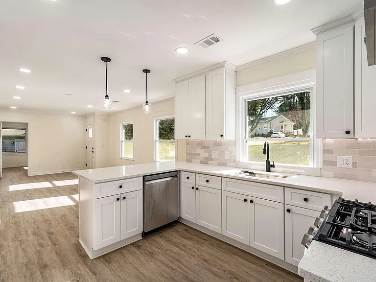 Kitchen and Living Room