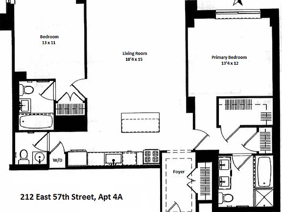 2nd image of 212 E 57th St APT 4A