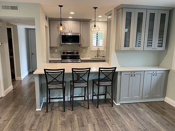 Kitchen open to Family Room