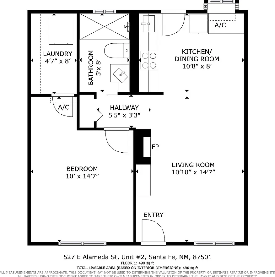 1 bed, 500 sqft, $2,900 — Photo 3