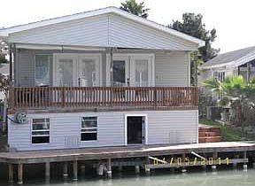 Waterfront, large deck area
