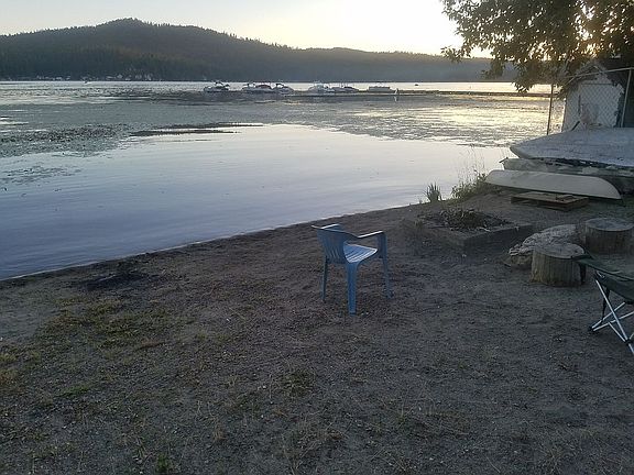 Community beach w fire pit