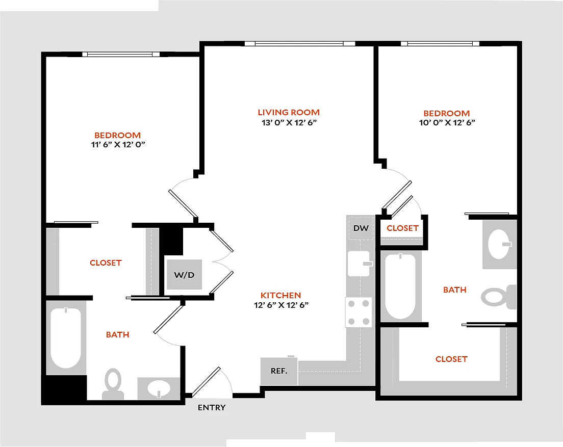 Floor plan Plan 2C