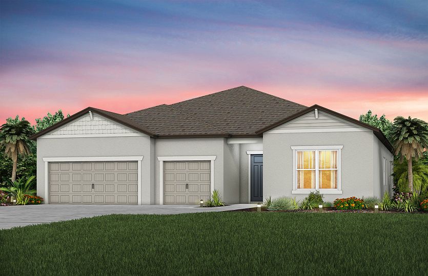 Exterior Rendering, Elevation C1