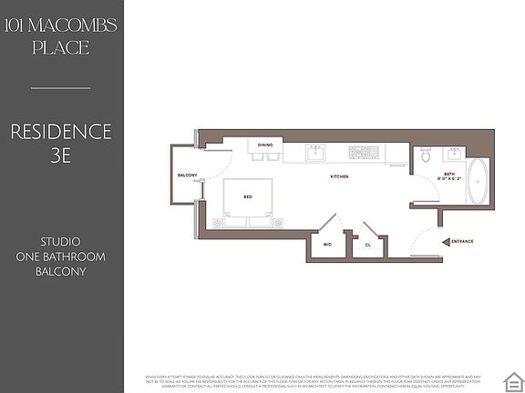 2nd image of 101 Macombs Pl #3F