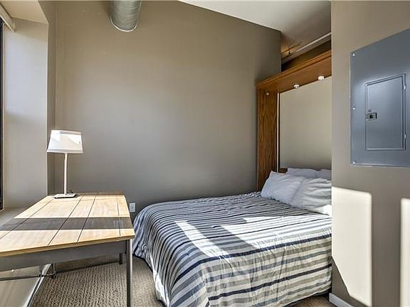 Office with bed folded out