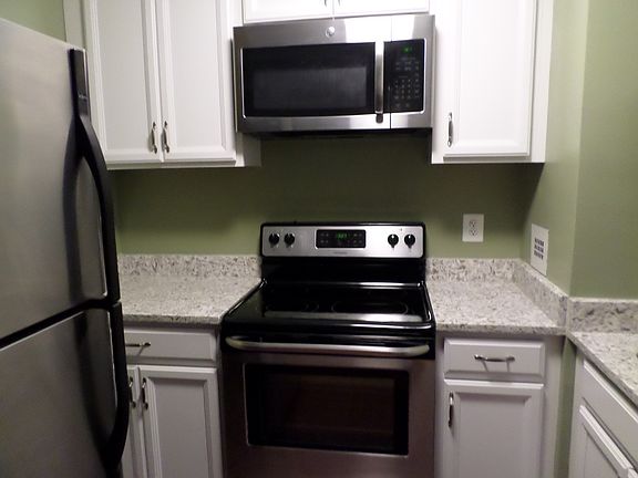 built-in microwave and stove