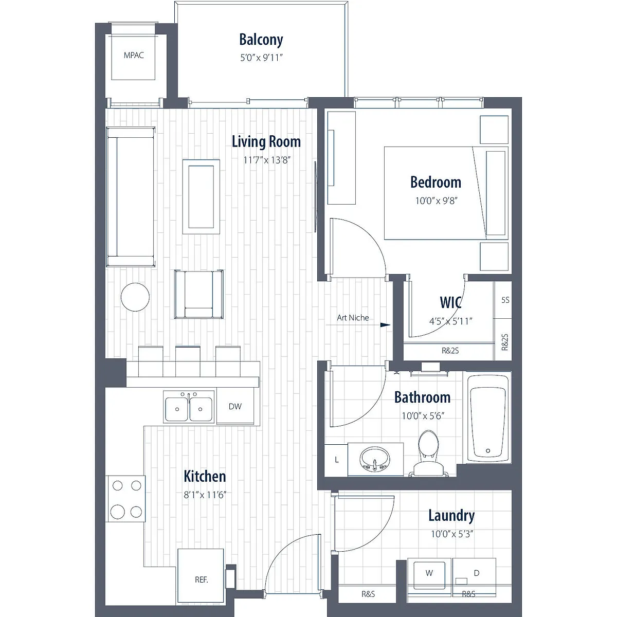 Floor plan Long Prairie