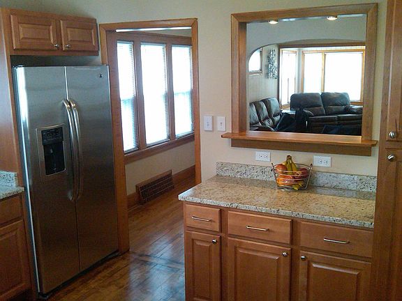 VIew from Kitch into Living Room
