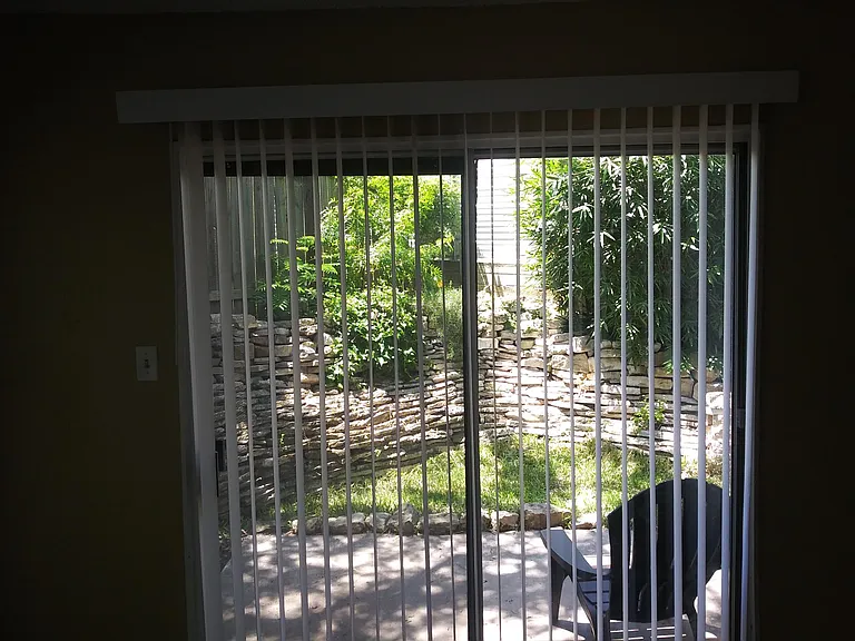 Back patio.