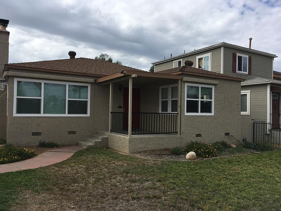 Bright house with front porch