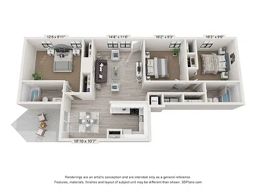 Floor plan C1R