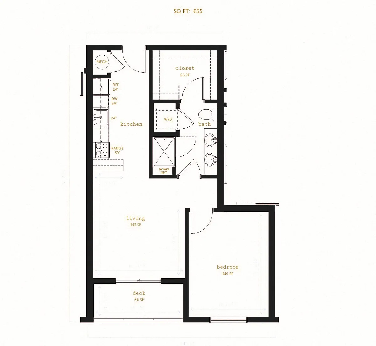 Floor plan Intimo 1.W
