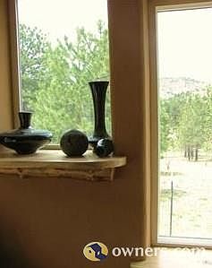 New Addition area, window/shelving