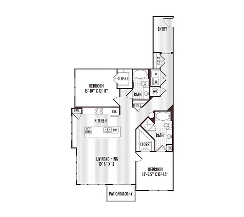Floor plan B7