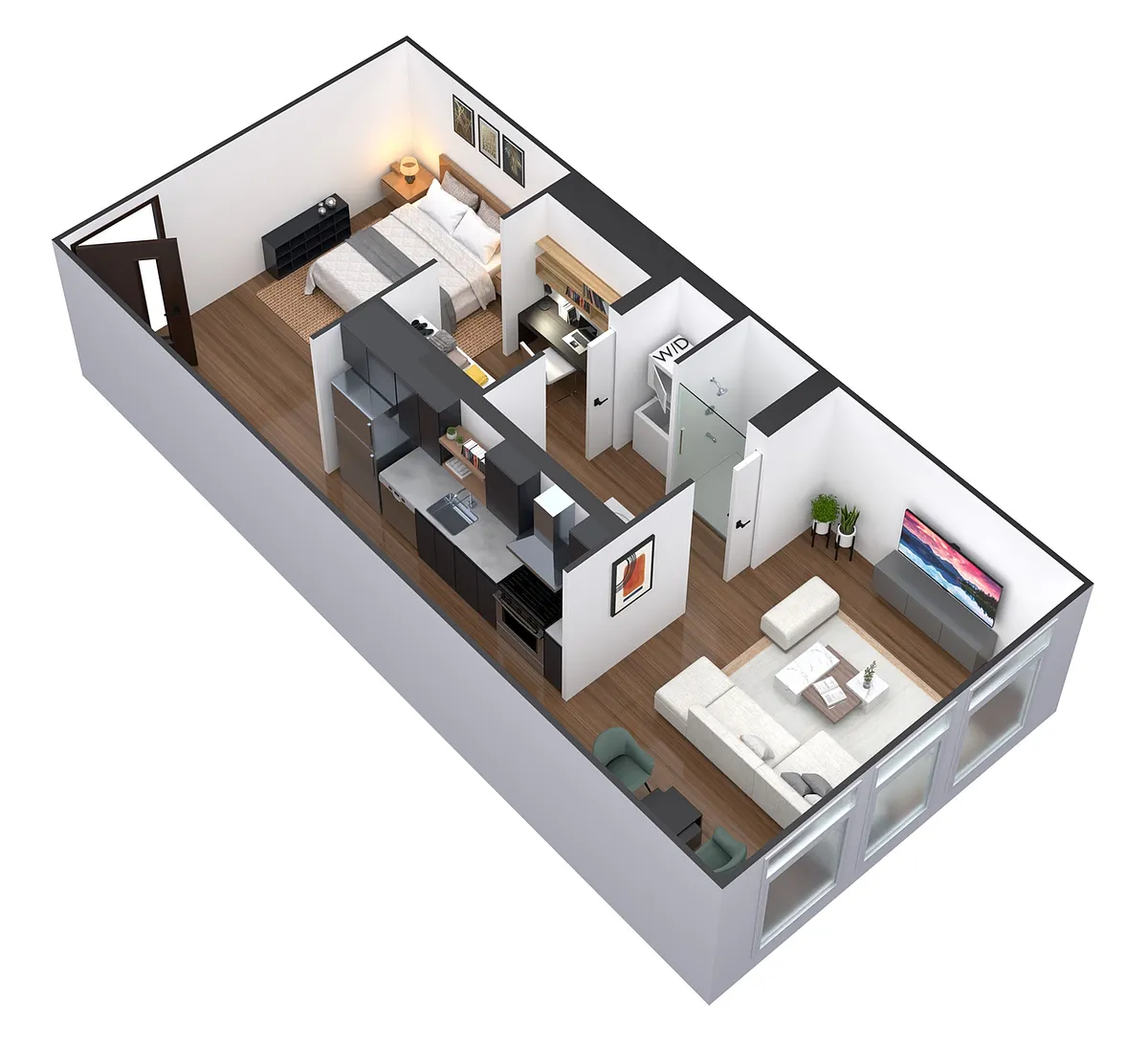 Floor plan Denim