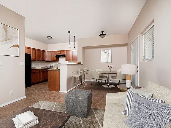 Living Room with Dining Space|Coronado Townhomes