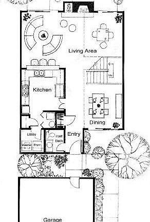 Downstairs floorplan