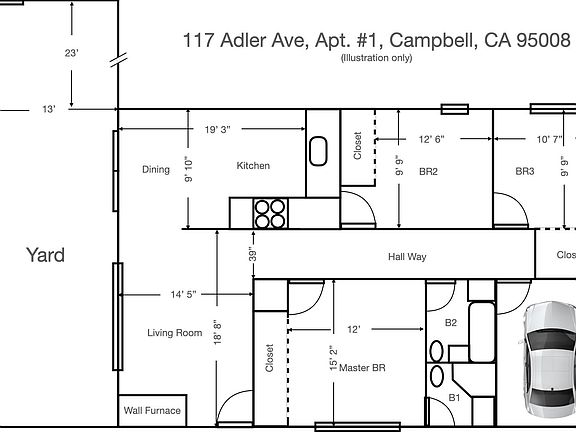 4th image of 117 Adler Ave APT 1
