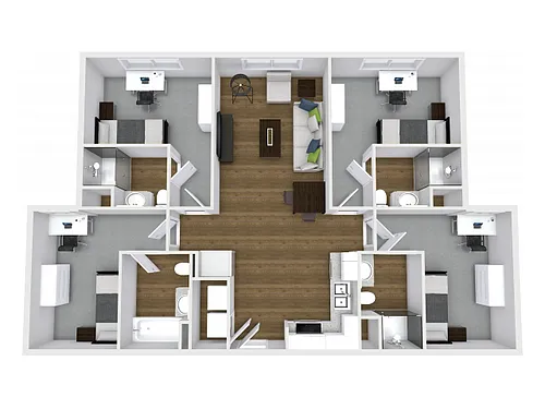 Floor plan 4X4