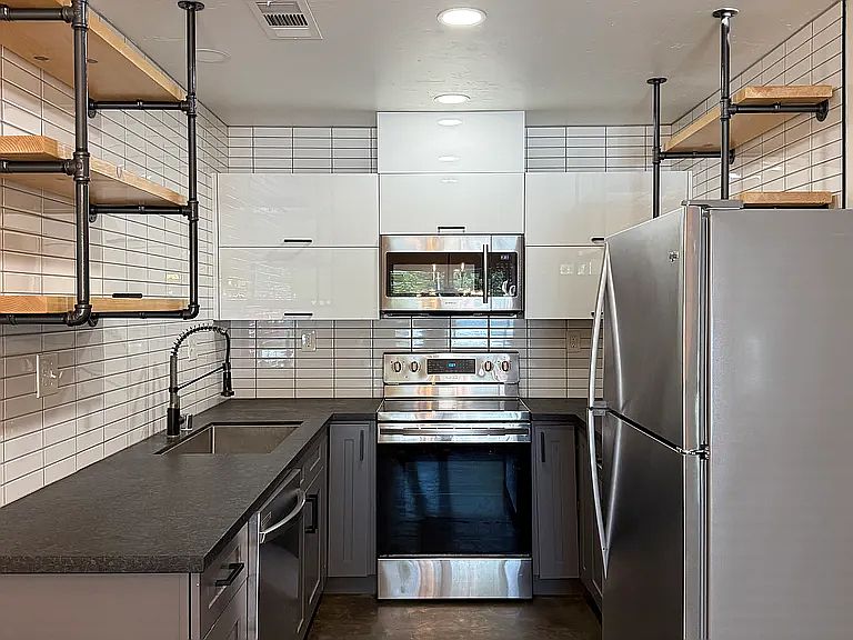 A fully equipped master kitchen