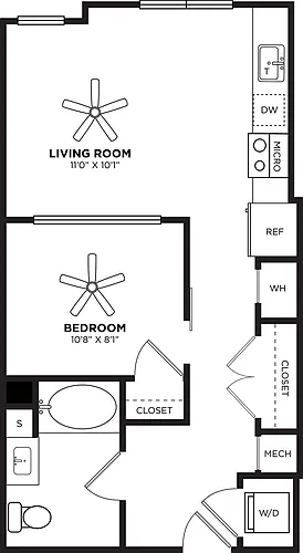 Floor plan S3 No Balcony