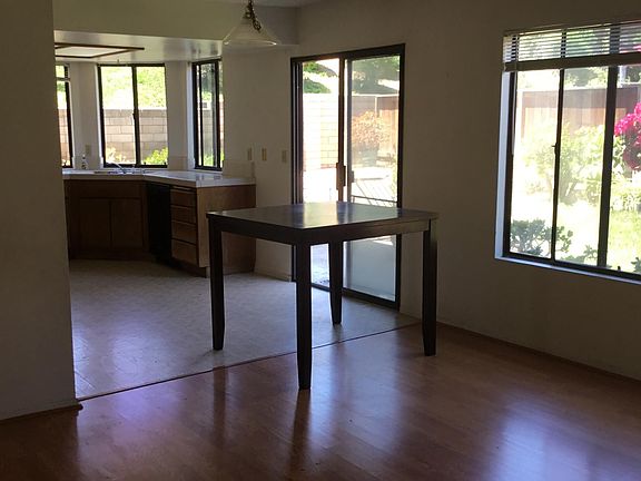 Family room and kitchen