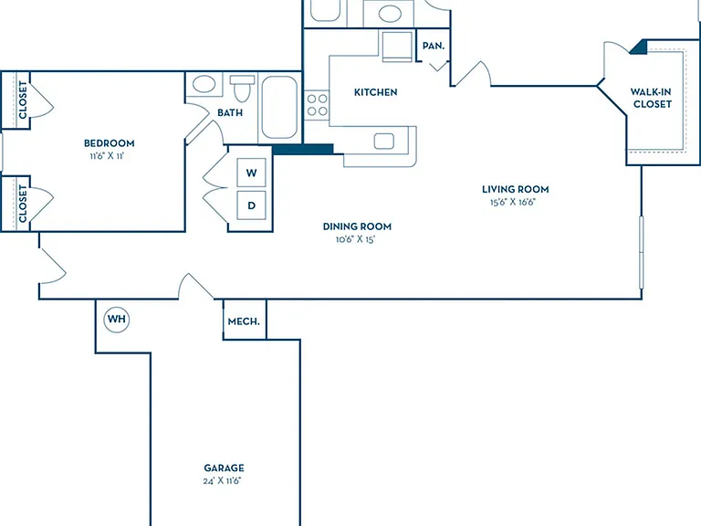2 Bedroom | 2 Bath | 1266 SF | Renovated 2 Bedroom | 2 Bath | 1266 SF | Renovated