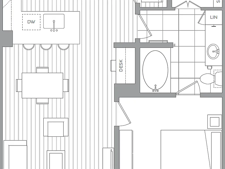 I: 1 bed / 1 bath I: 1 bed / 1 bath