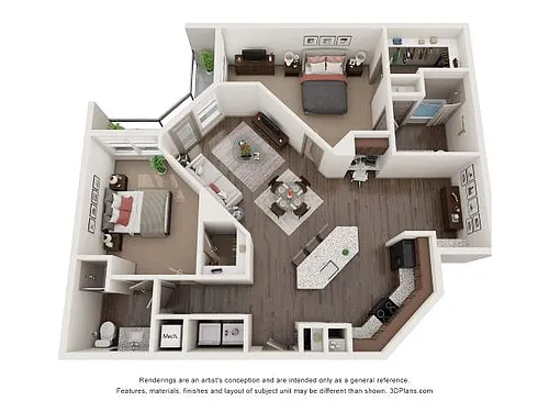 Floor plan B3