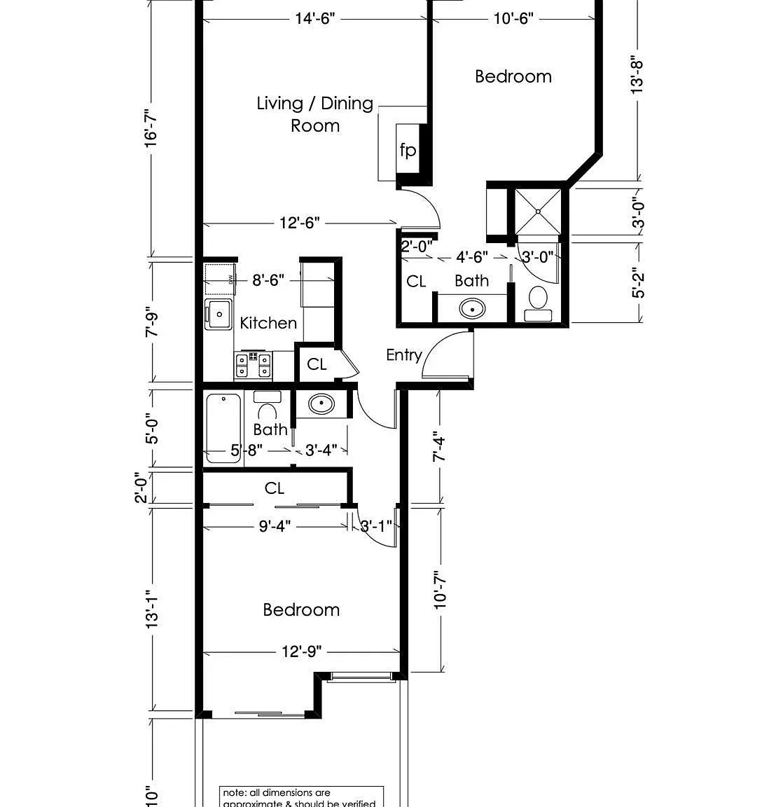 2 bed, 950 sqft, $6,800 — Photo 2