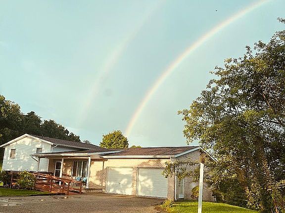 Double rainbow over House