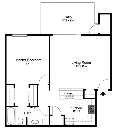 Floor plan 1C