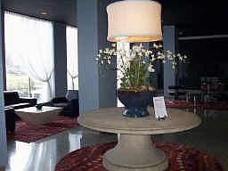 Huge Lobby Has Several Unique Conversation Areas