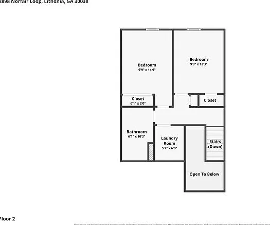 2 bed, 1.5 bath, 1240 sqft, $1,495 — Photo 3